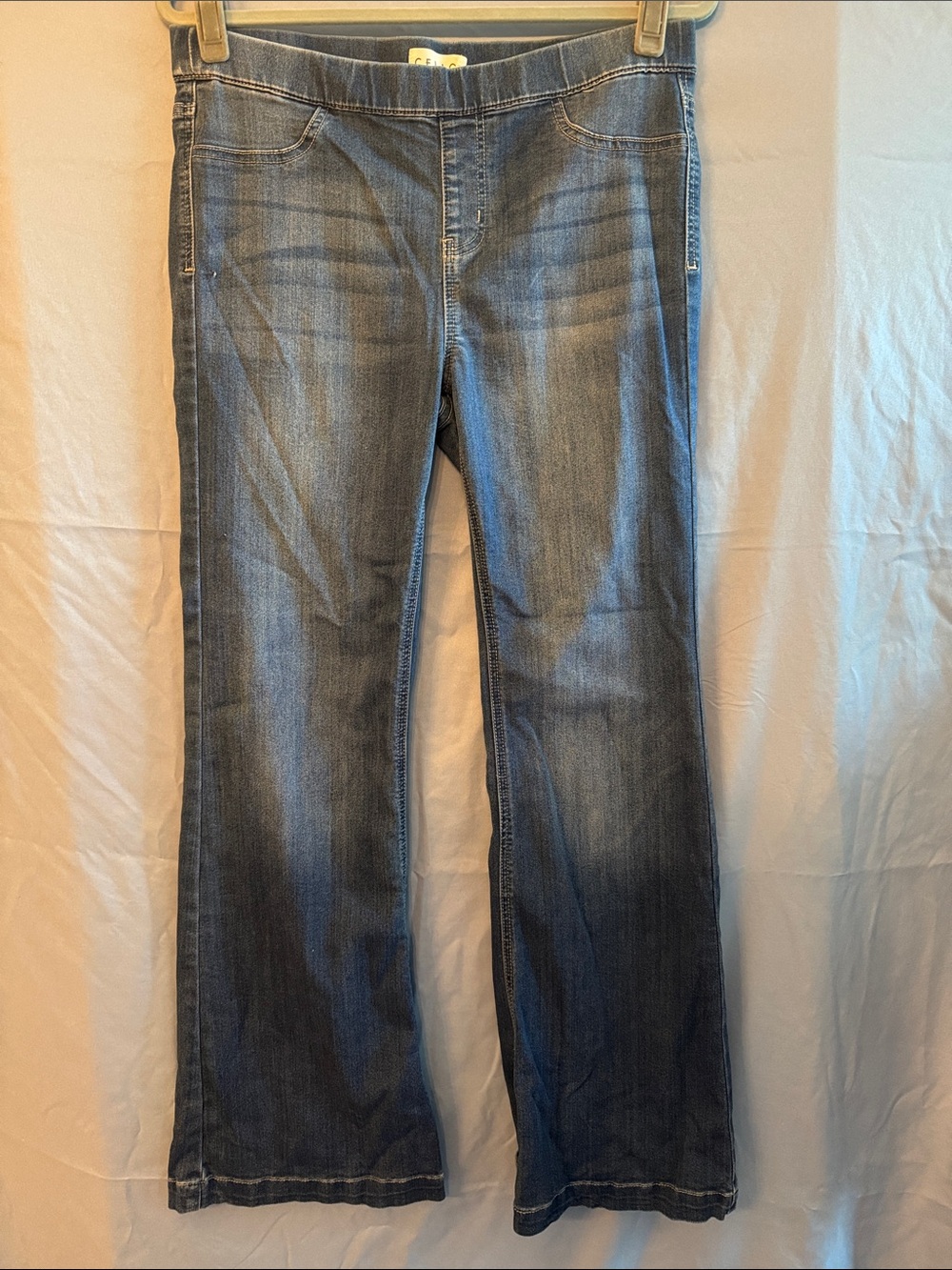 Cello Mid Wash Blue Bootcut Jeans